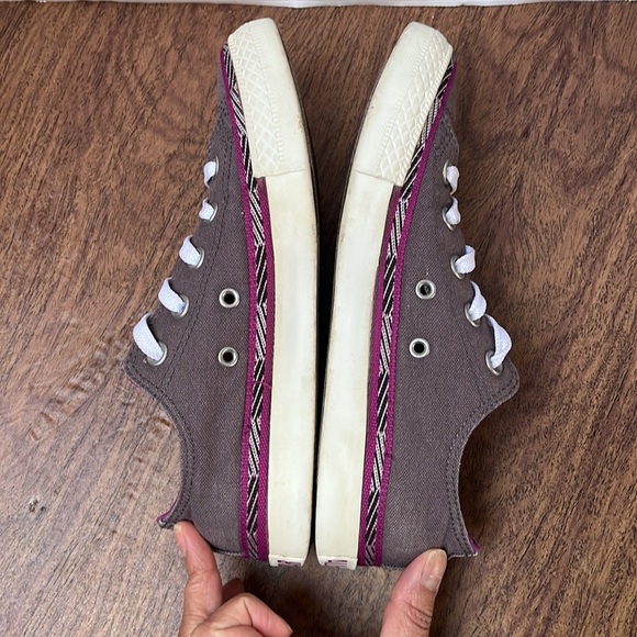 Converse Women's All Star Low Top Shoes Purple Converse Sneakers Size 6 - Picture 7 of 15